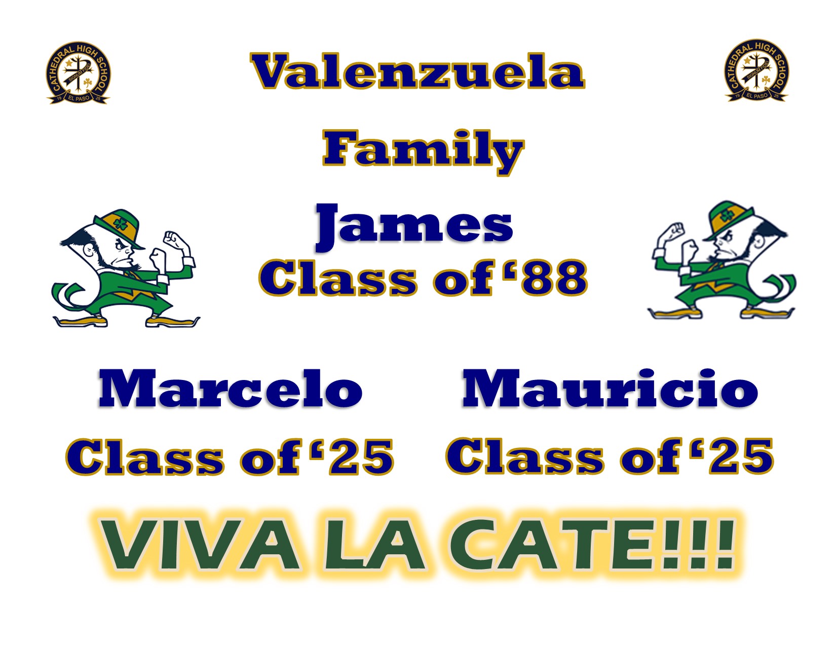 Pin Flag Sponsors - Valenzuela Family - Logo