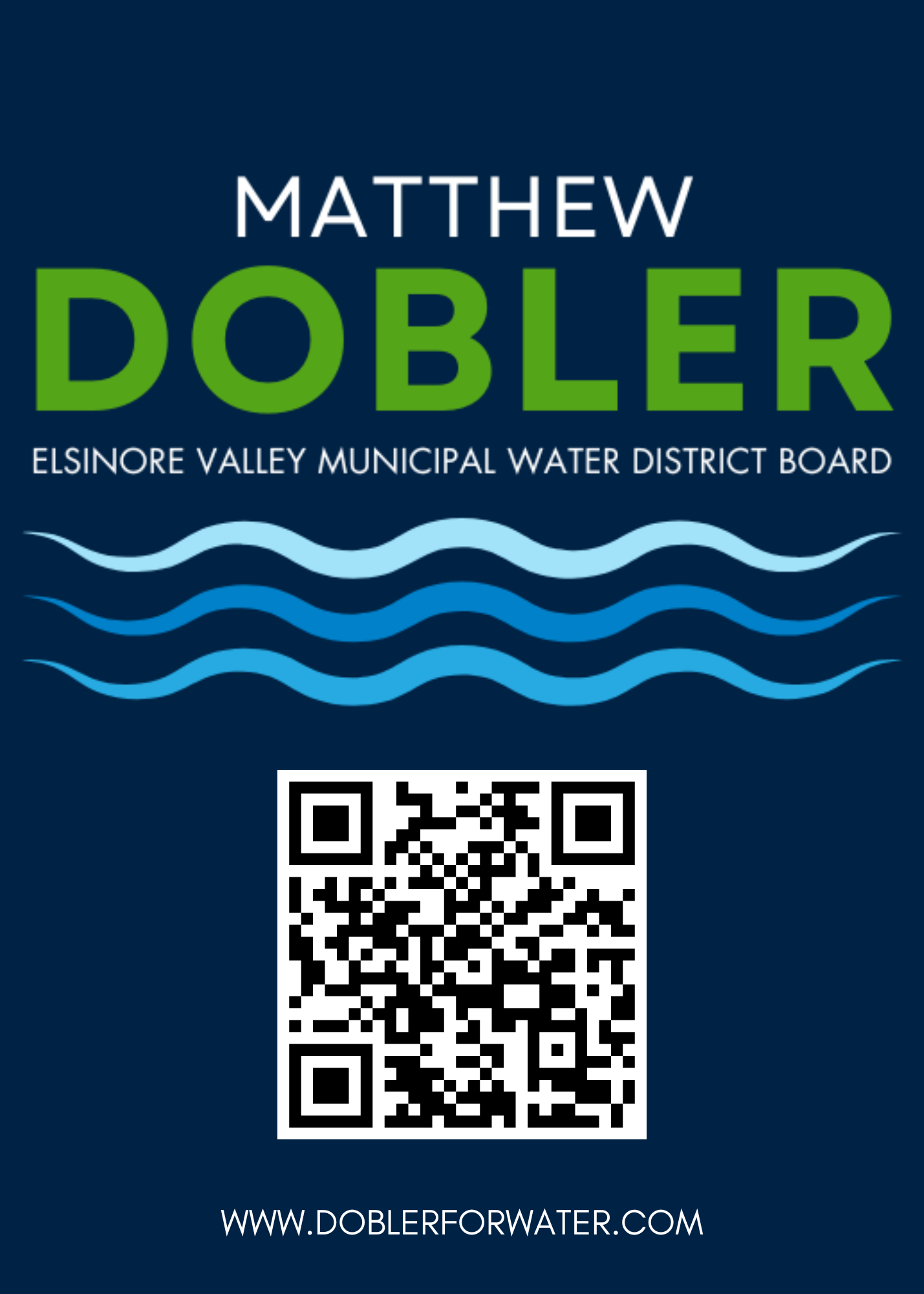 Matthew Dobler for EVMWD board
