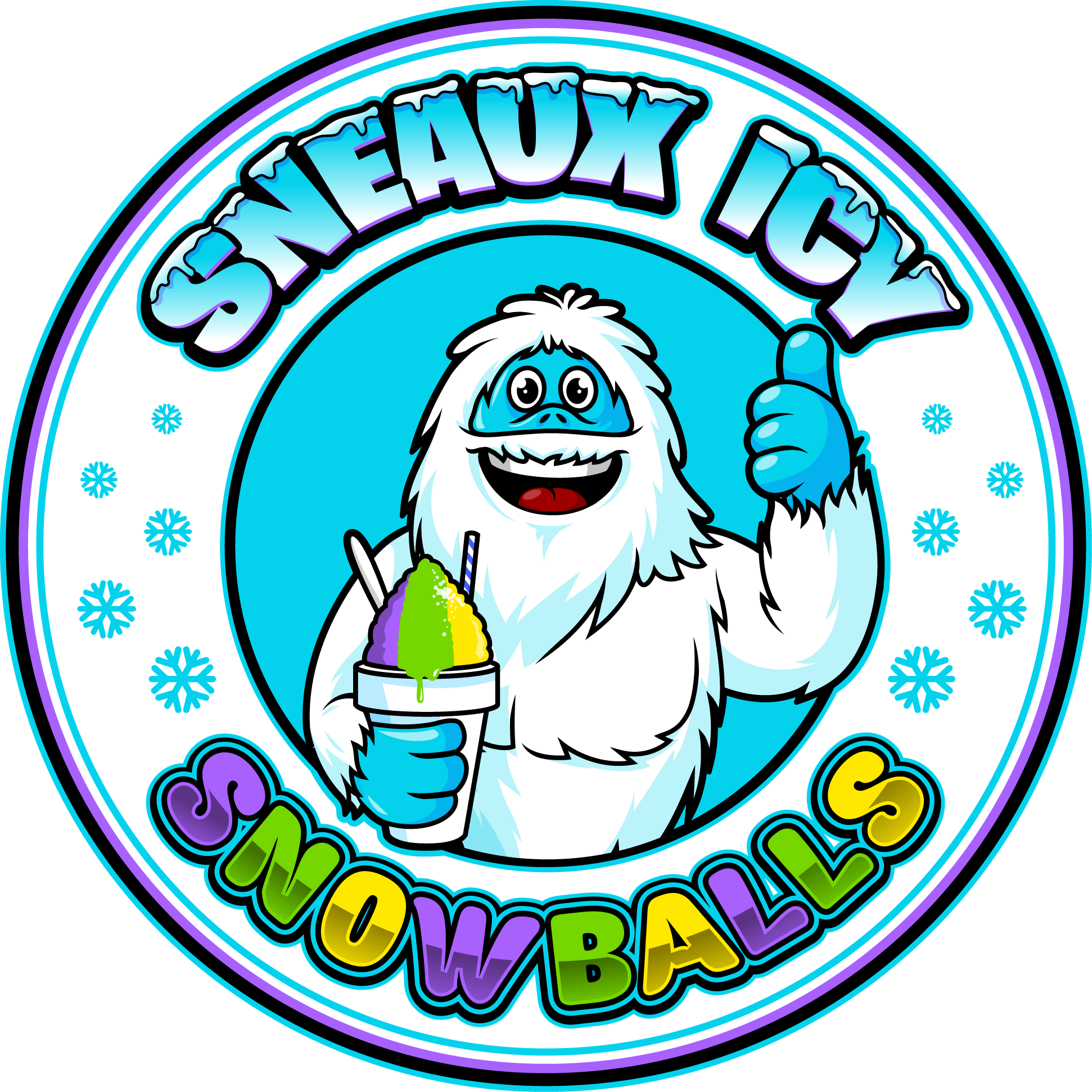 Closest To The Pin Sponsor - Sneaux Icy - Logo