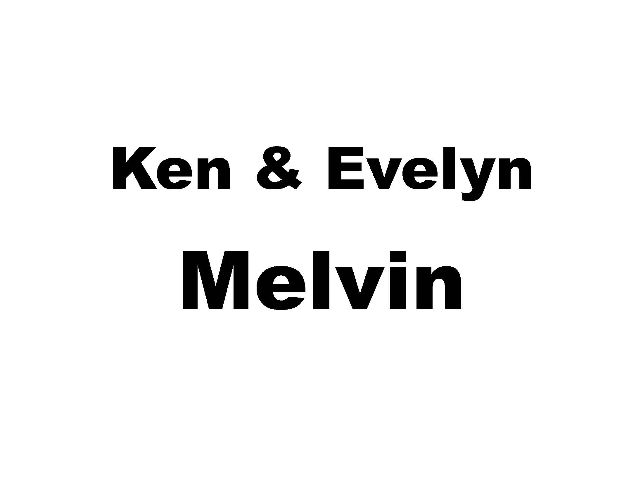 Ken & Evelyn Melvin