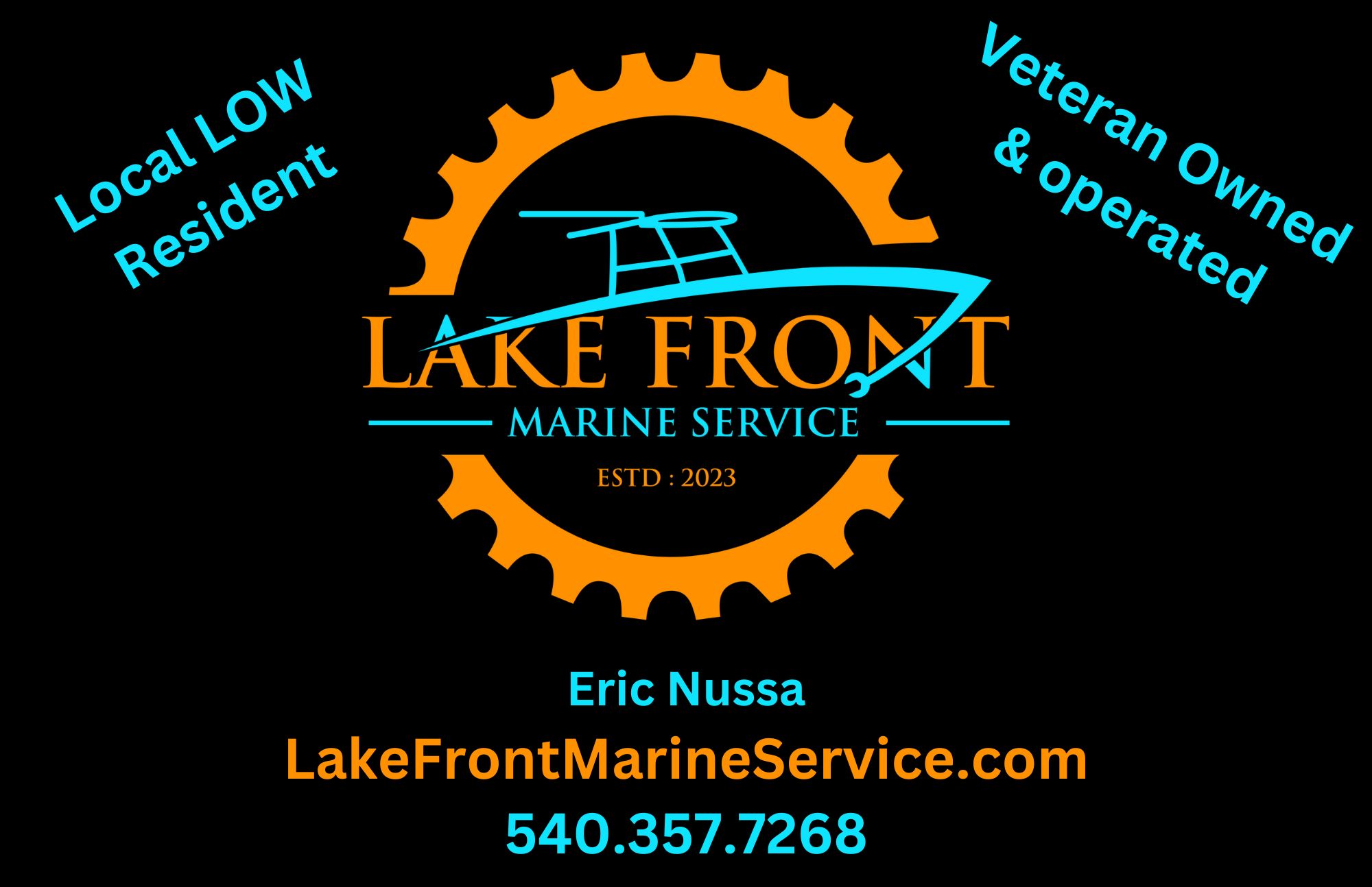 Hole / Tee Sponsor - Lake Front Marine Service - Logo