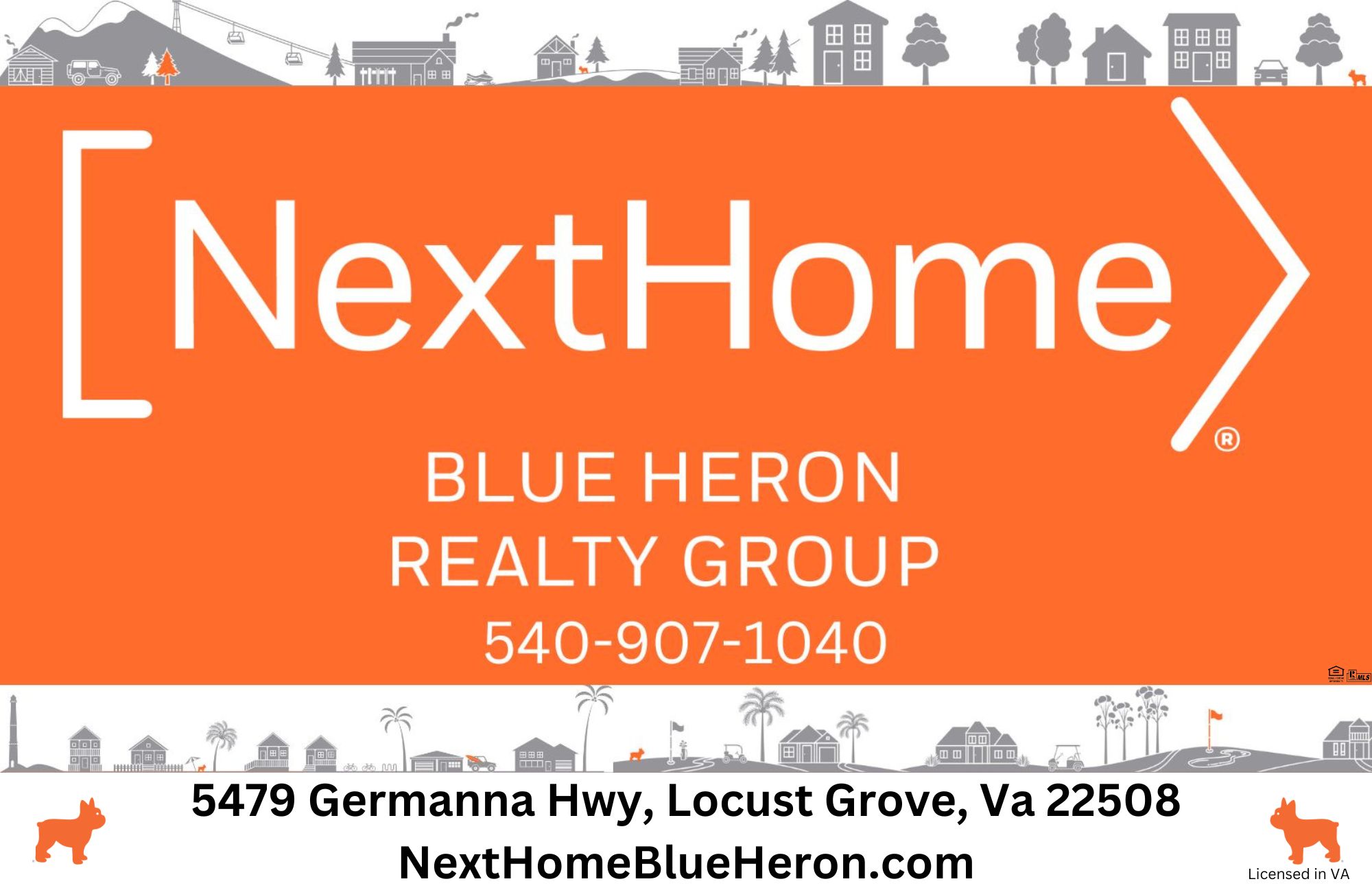 Hole / Tee Sponsor - NextHome Blue Heron Realty Group - Logo