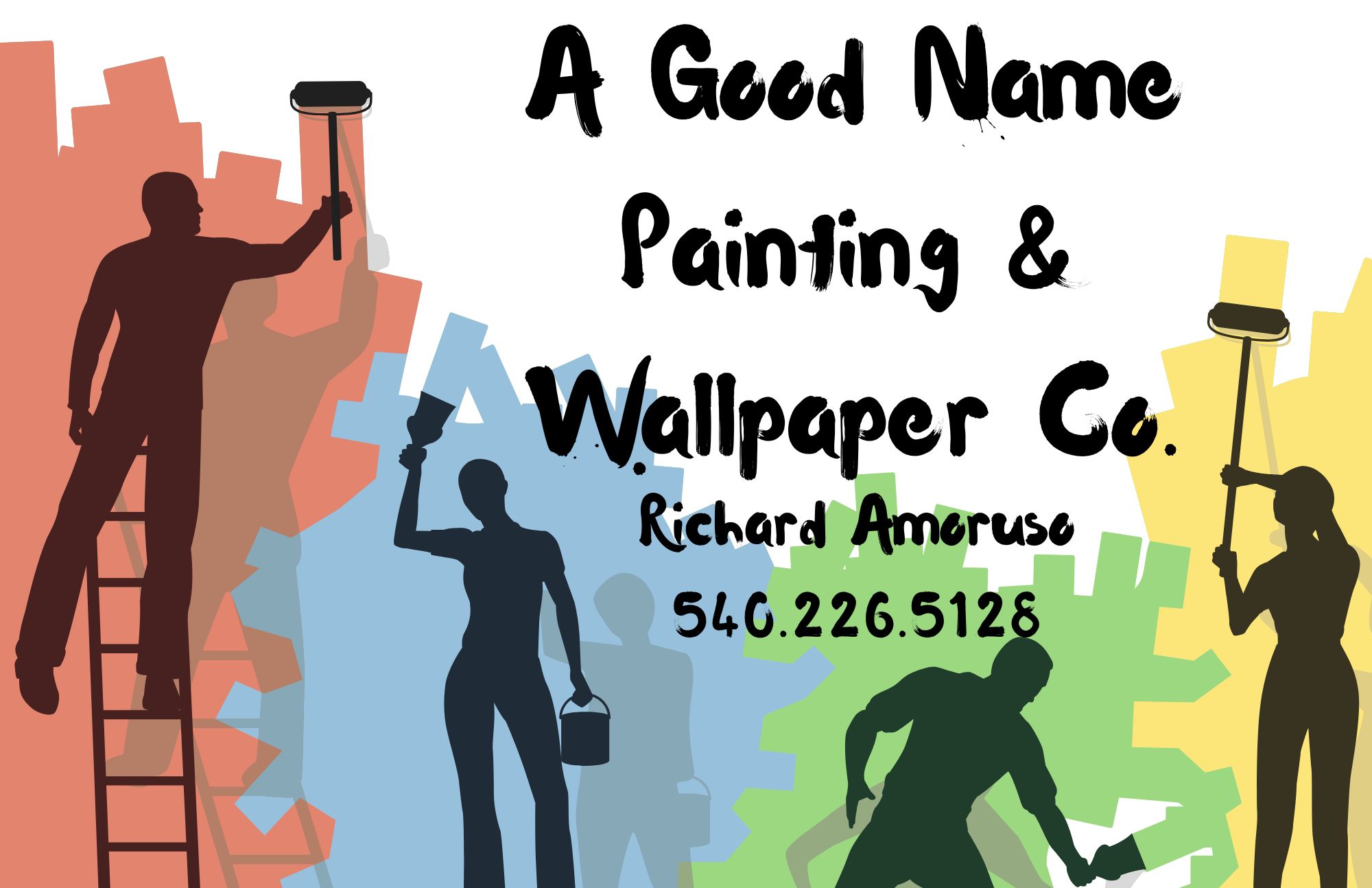 Hole / Tee Sponsor - A Good Name Painting and Wallpaper Co. - Logo