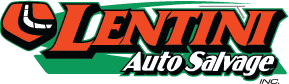 Pin Flag Sponsor - Lentini Auto Salvage - Logo