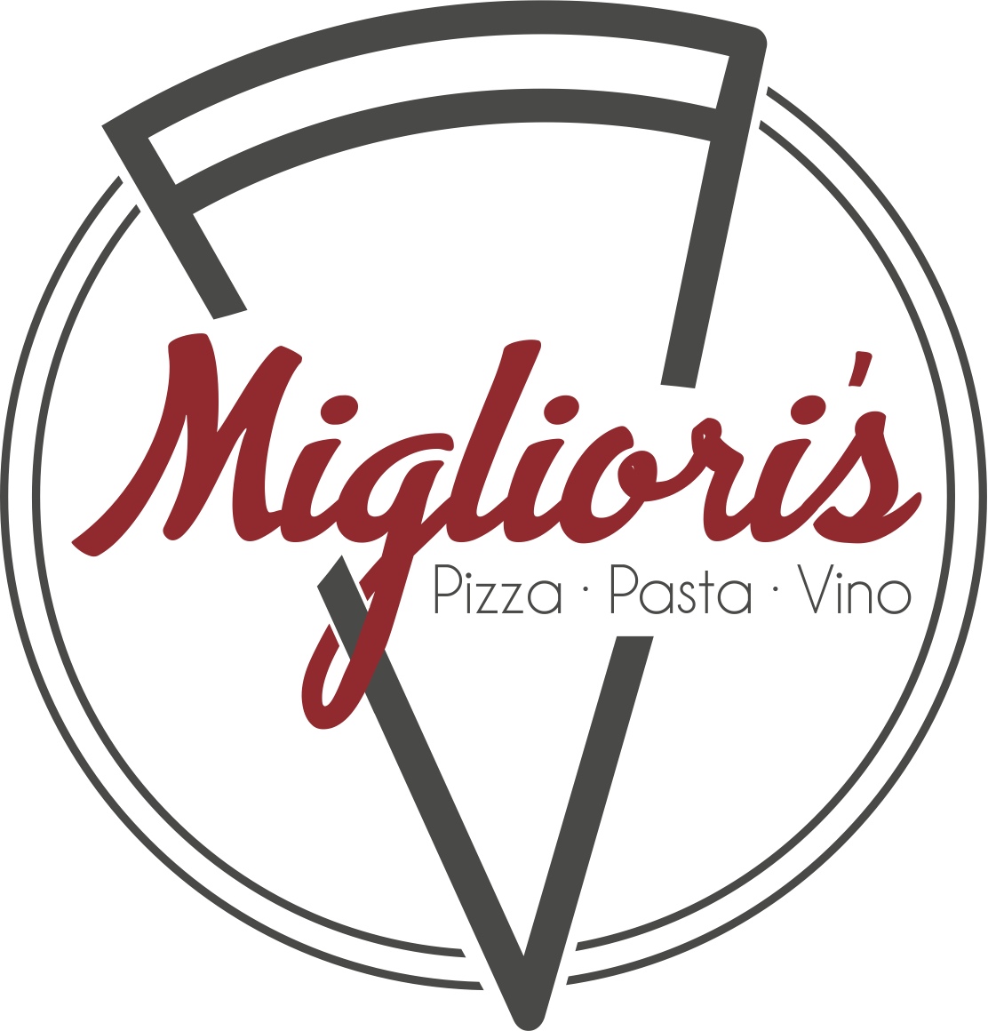 Raptors Sponsors - Miglori's Pizzeria - Logo