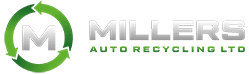 Tee Sign Sponsor - Miller's Auto Recycling - Logo