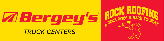 Presenting - Rock Roofing and Bergey's Truck Centers - Logo
