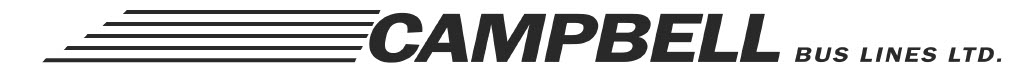FAIRWAY SPONSOR - Campbell's Bus Line - Logo