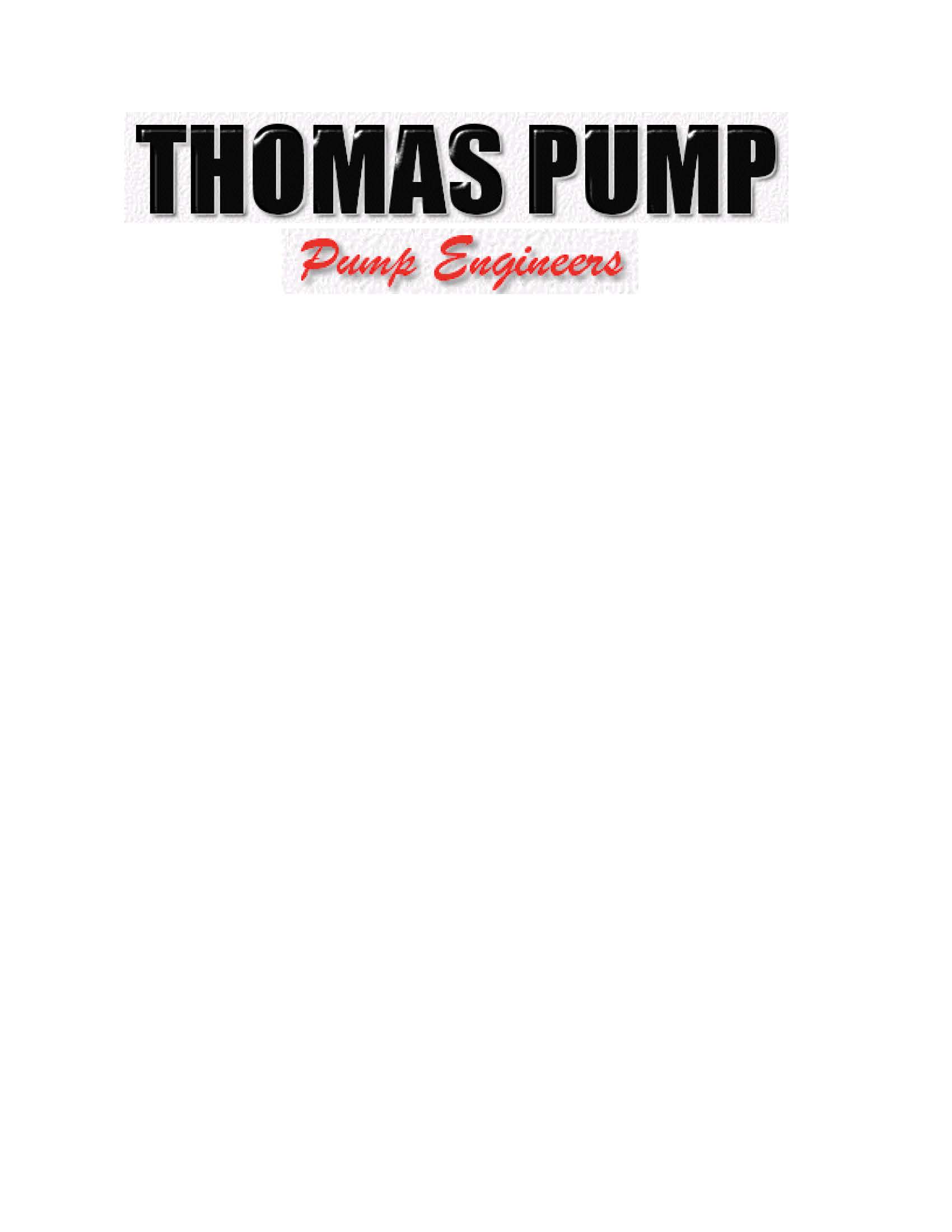 Hole Sponsor - Thomas Pump - Logo