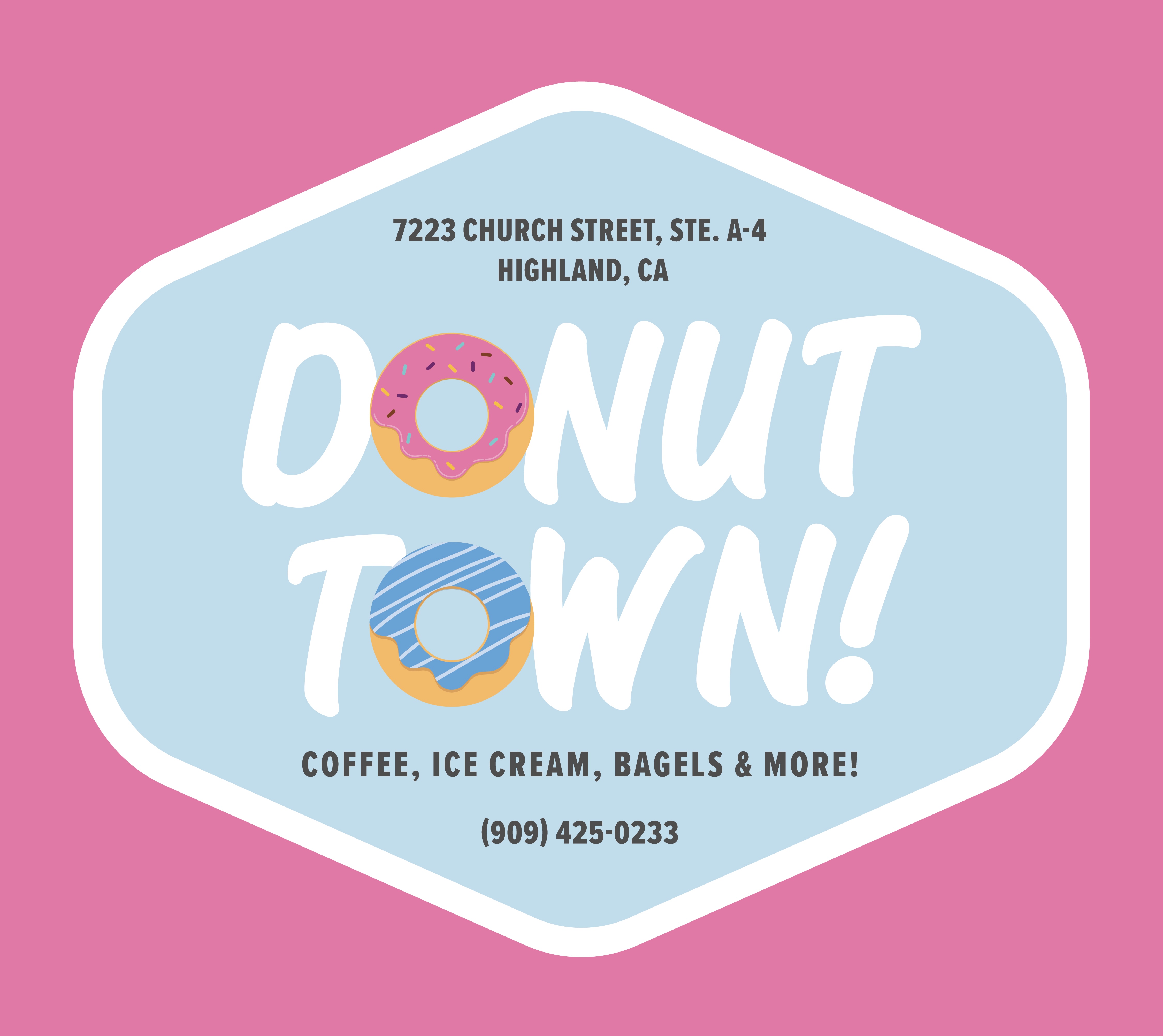 19th Hole Sponsor  - Donut Town - Logo