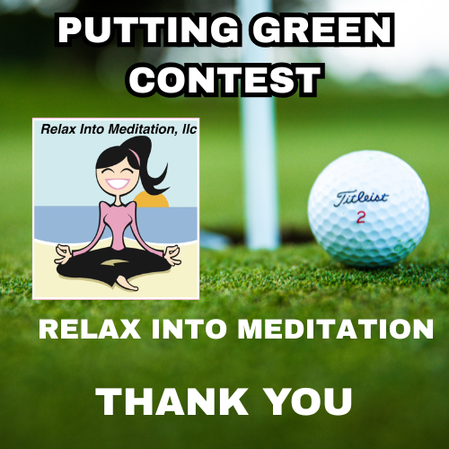 Putting Green Contest Sponsorship $400 - Relax Into Meditation, llc - Logo