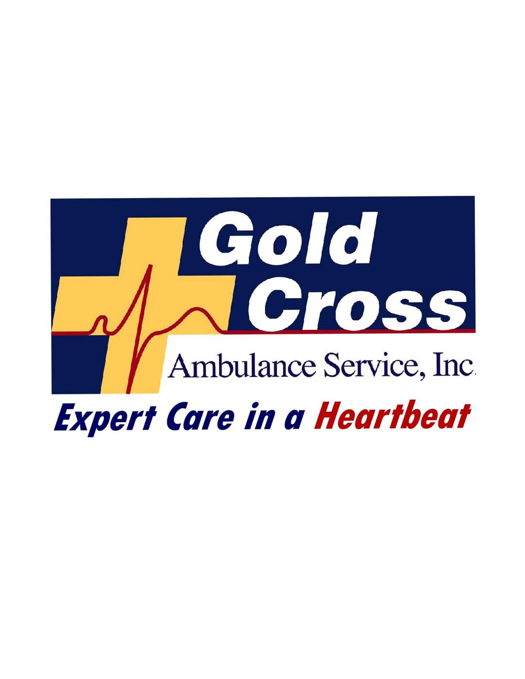 Hole Sponsor - Gold Cross Ambulance - Logo