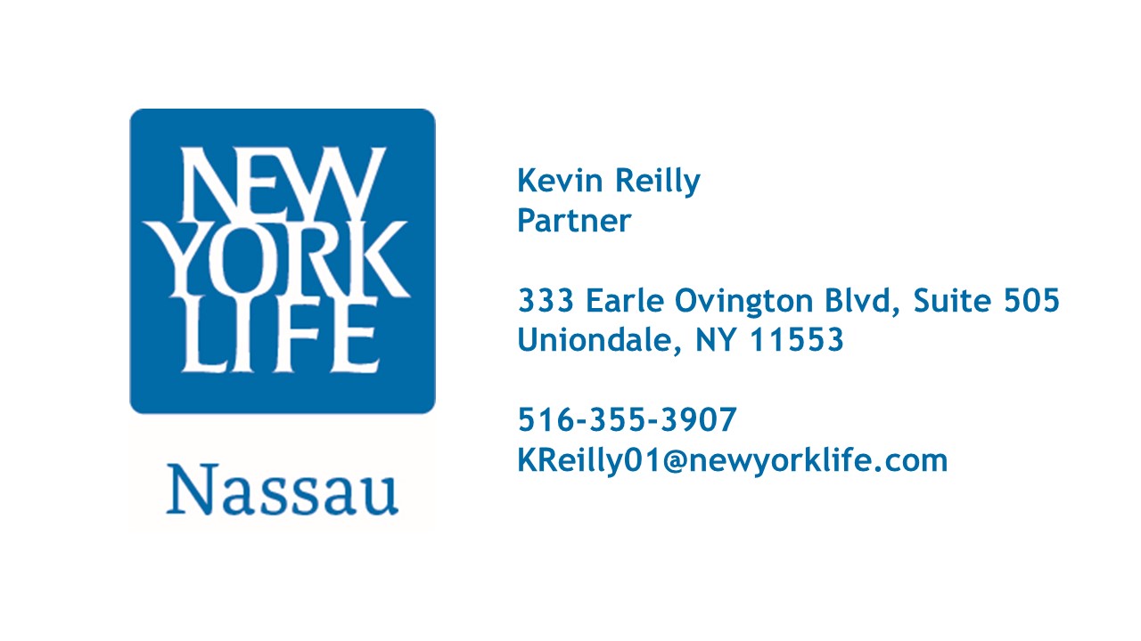Course Flag Sponsor - Kevin Reilly - NY Life - Logo