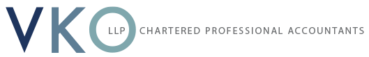 Longest Putt Hole Sponsor - VKO LLP Chartered Professional Accountants - Logo