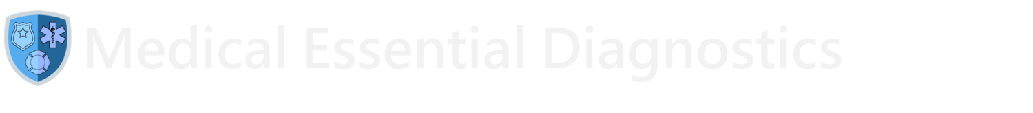 Silver Dinner Sponsor - Medical Essential Diagnostics - Logo