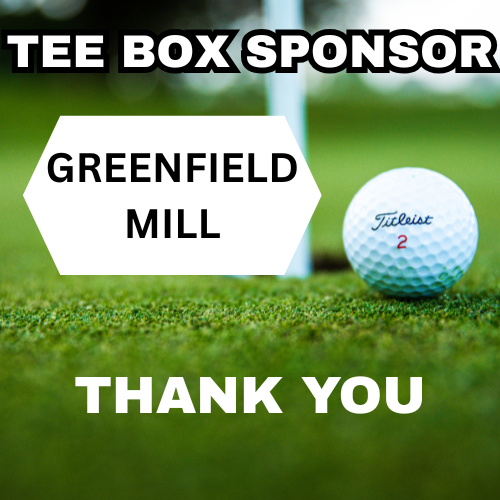 Tee Box Sponsorship $200 - Greenfield Mill - Logo