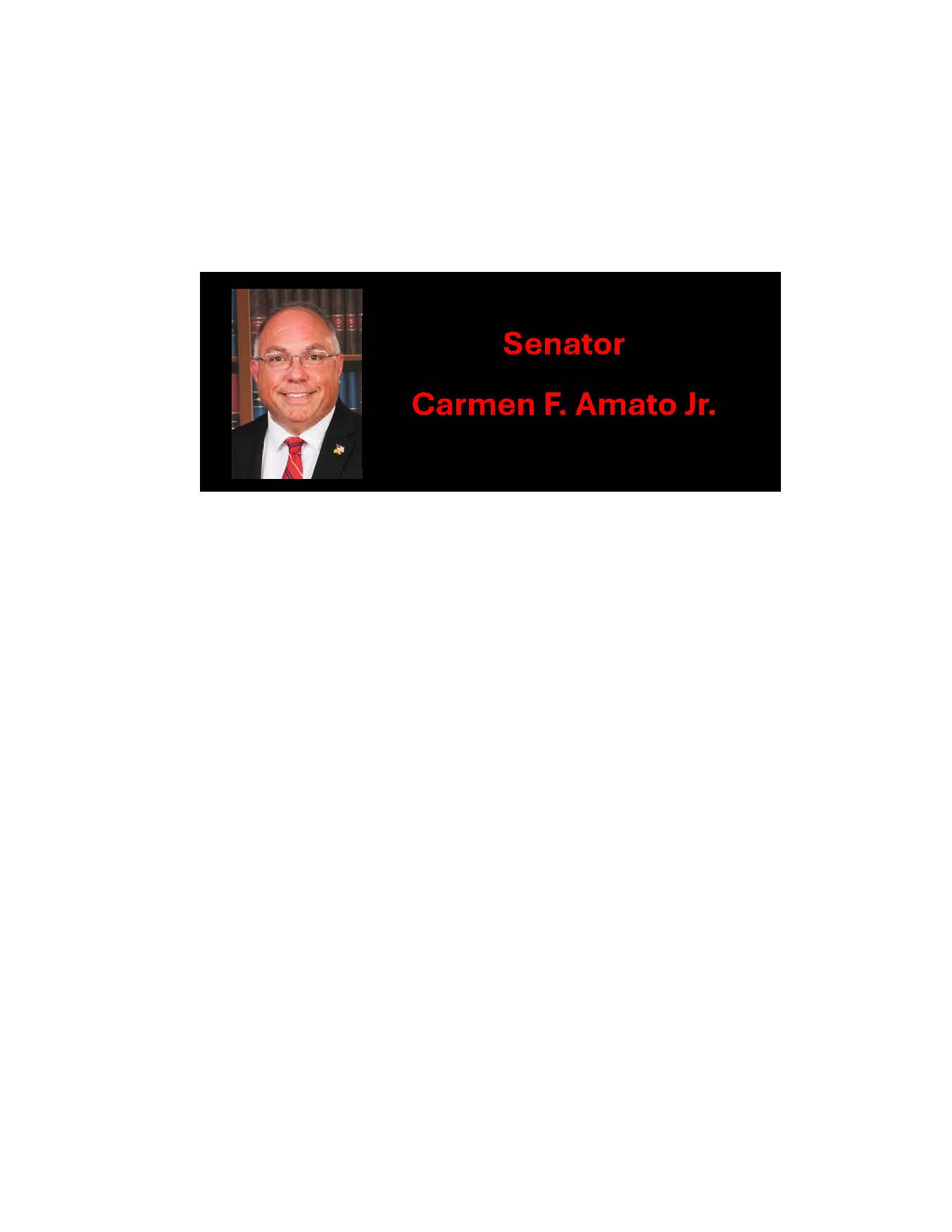 Hole Sponsor - Senator Carmen F. Amato Jr. - Logo