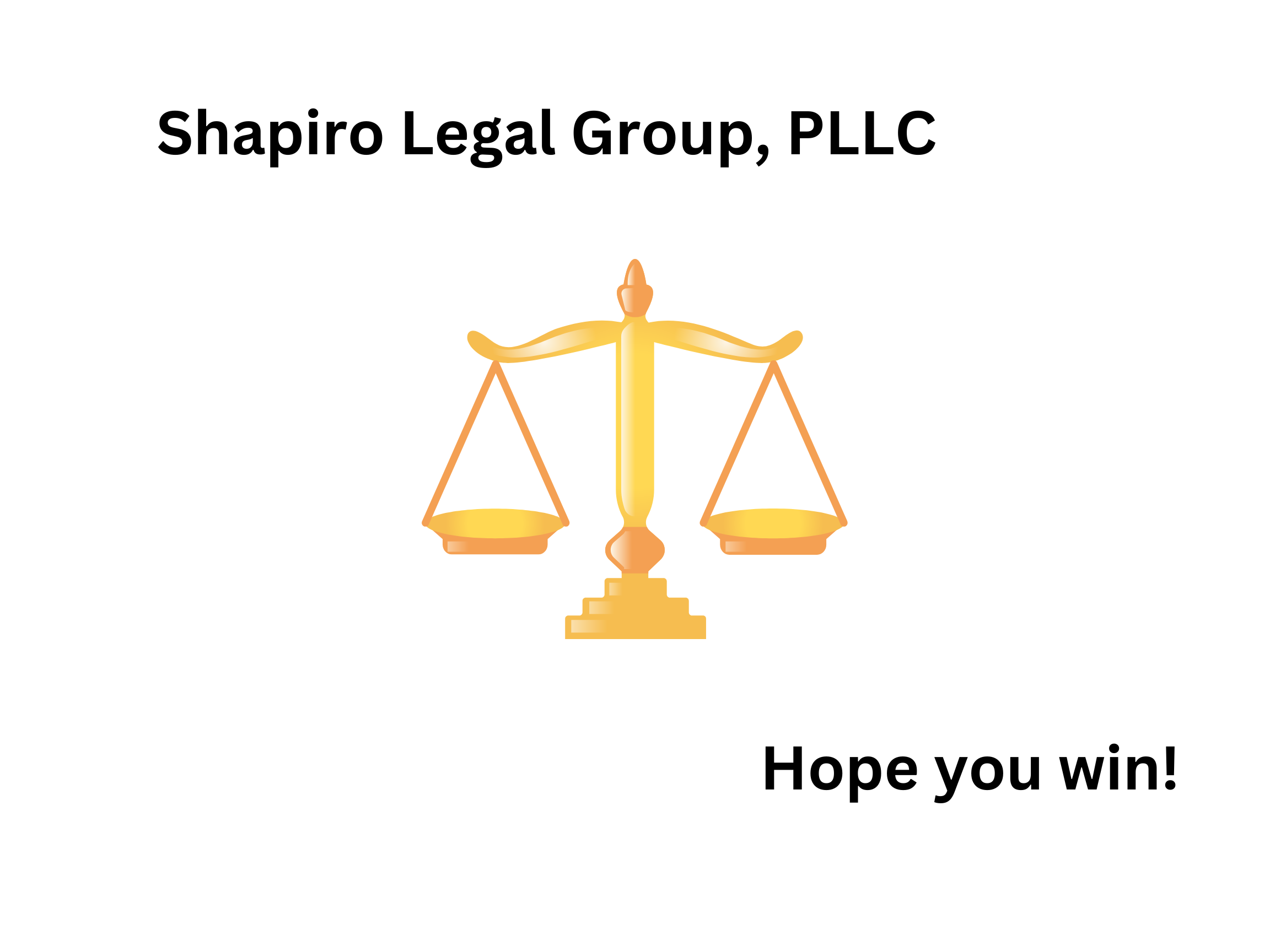 Tee Sponsor - Shapiro Legal Group, PLLC - Logo