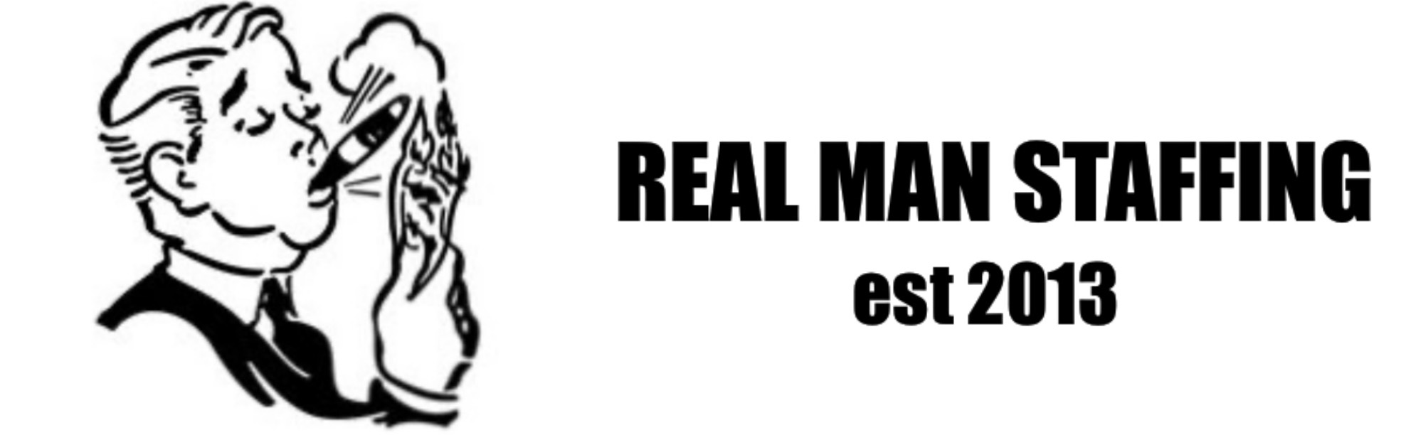 Hole Sponsorship - Real Man Staffing - Logo