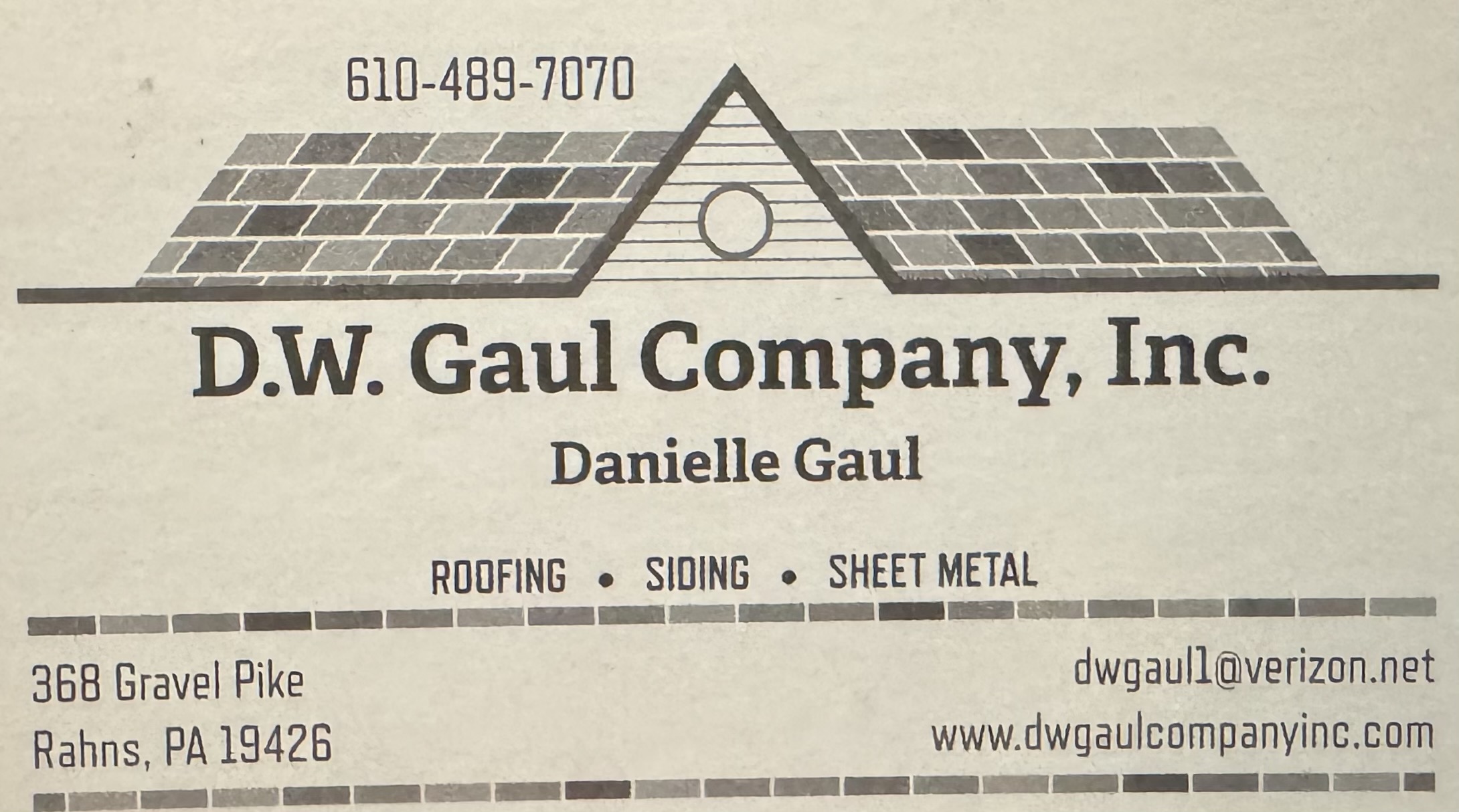 D.W. GAUL COMPANY, INC.