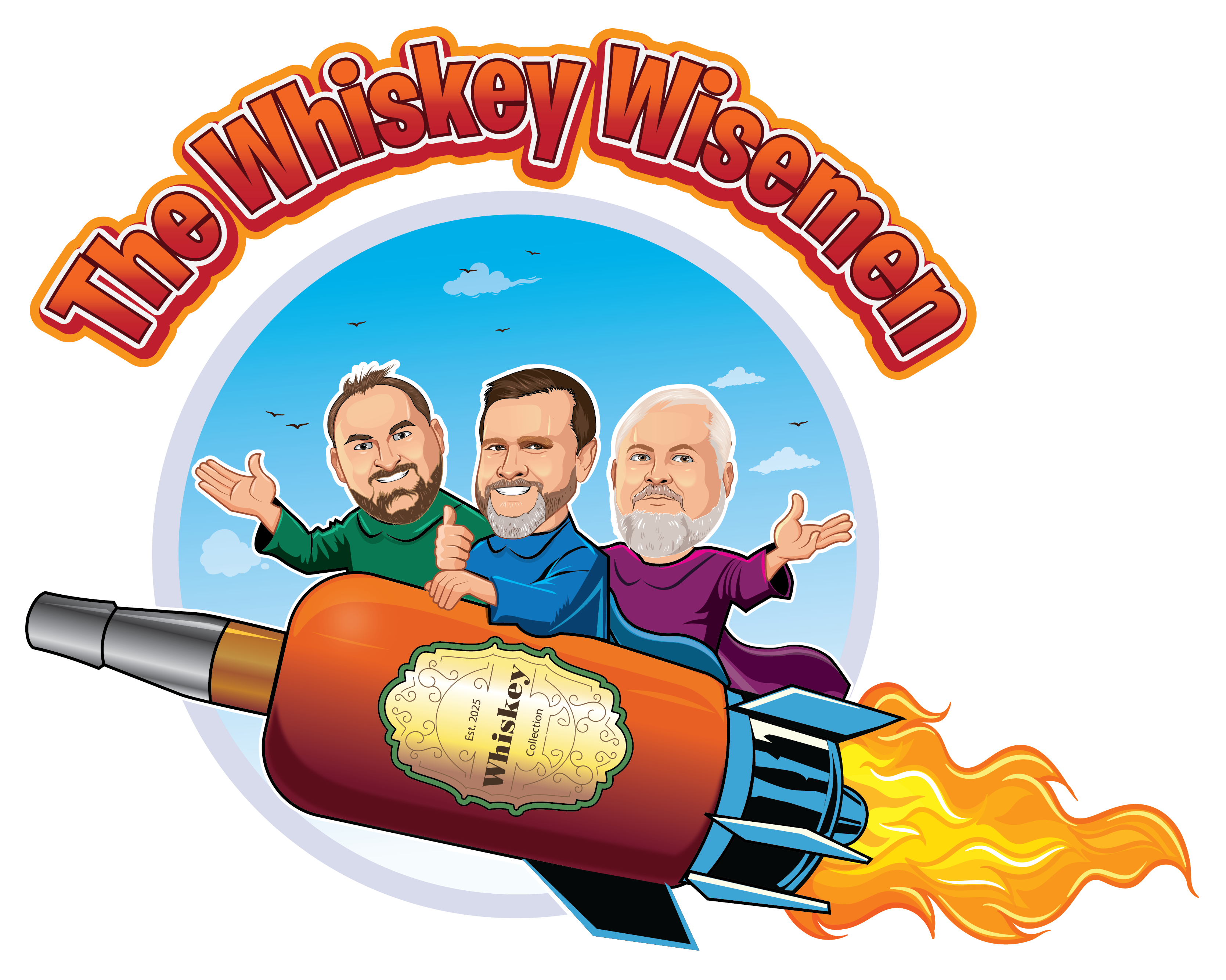 Single Barrel Hole Sponsor - The Whiskey Wiseman - Logo