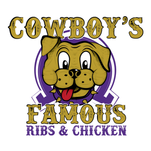 Tee Box Sponsor - Cowboys Famous Ribs and Chicken  - Logo