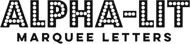 Alpha Lit Marquee Letters