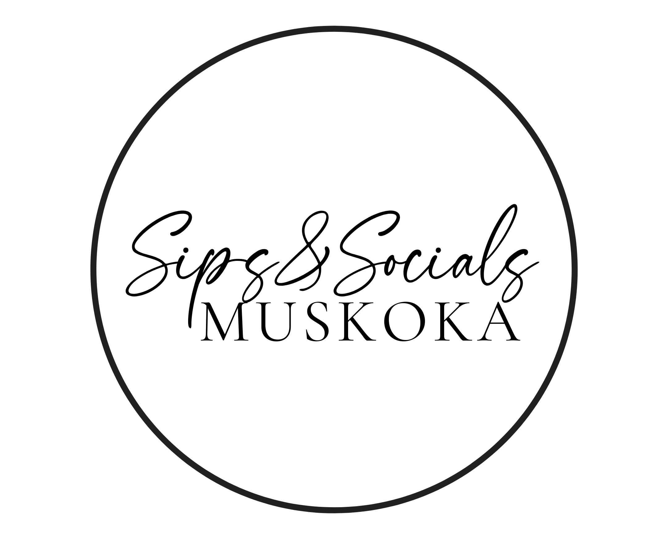 ON COURSE SPONSORS - Sips & Social - Logo