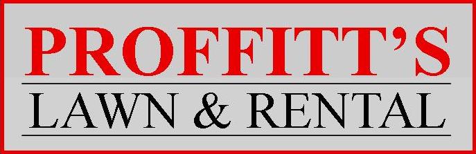 Tee Box Sponsor - Proffitt's Lawn & Rental - Logo