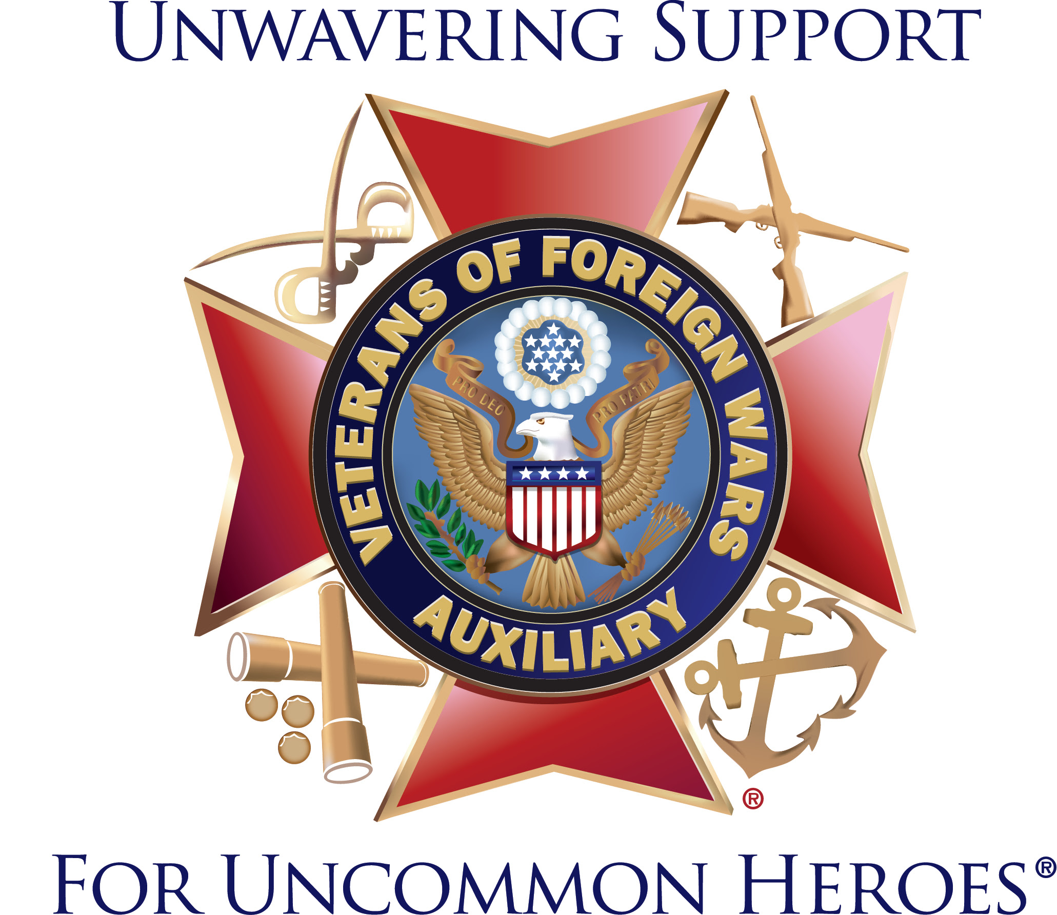 Valet Shuttle Sponsor - VFW Auxiliary William "Sonny" Simon Post No 8216 - Logo