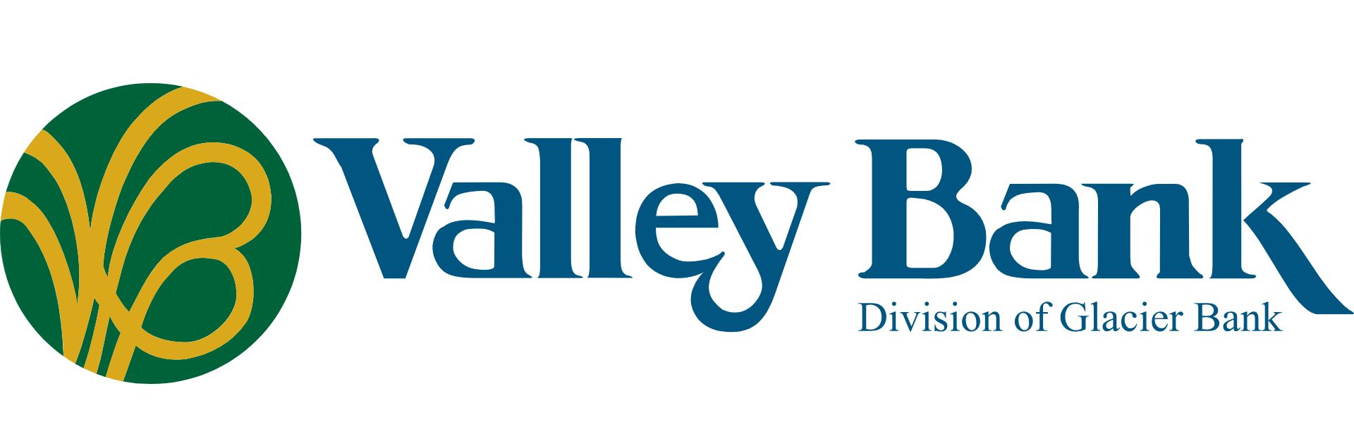 $1000: Champion Sponsorship Level  - Valley Bank - Logo