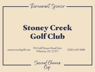 Tournament Sponsor - Stoney Creek Golf Club - Logo