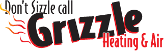 1 Hole Tee Box Sign Sponsor - Grizzle Heating & Air - Logo