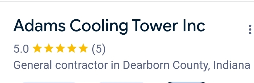 Adams Cooling Tower Inc