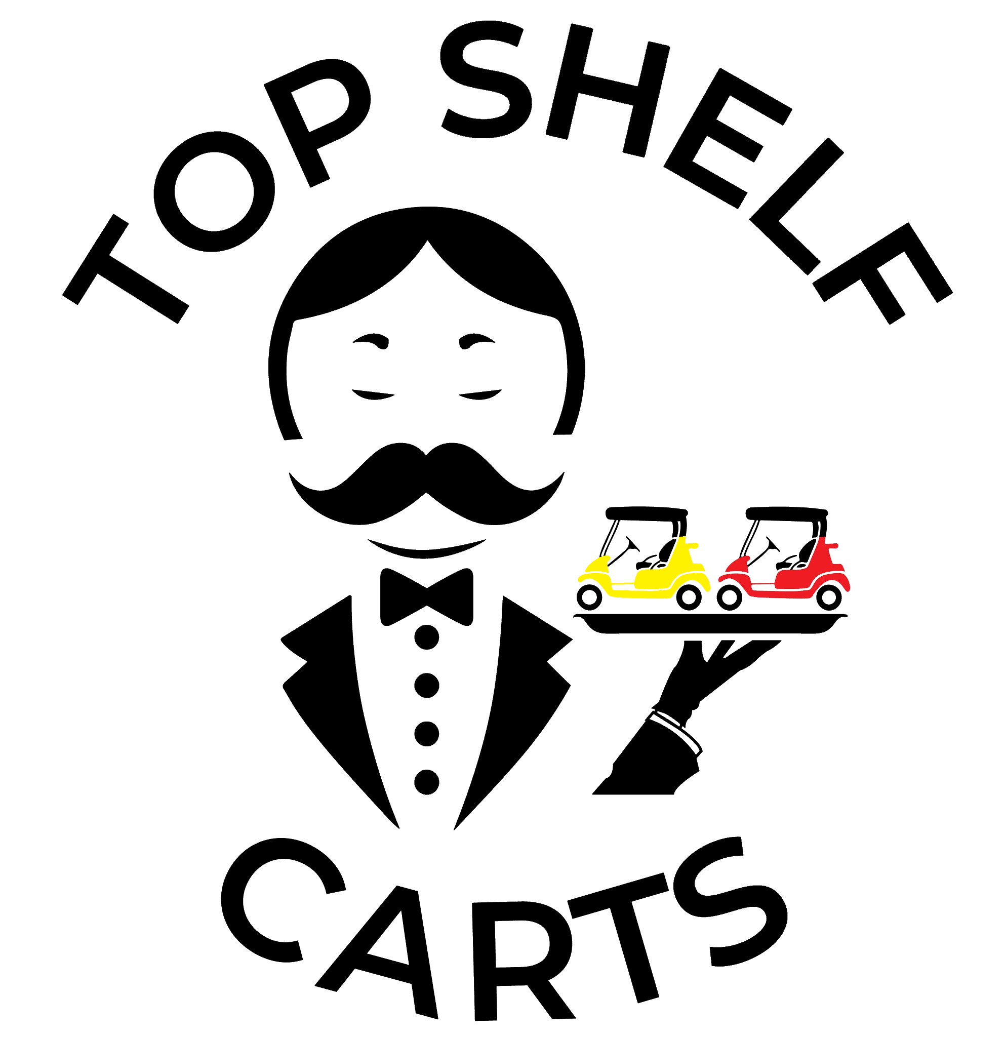 Driving Range Sponsor - Top Shelf Carts - Logo