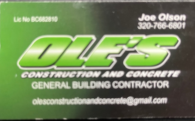 Hole Sponsor - Ole's Construction and Concrete - Logo
