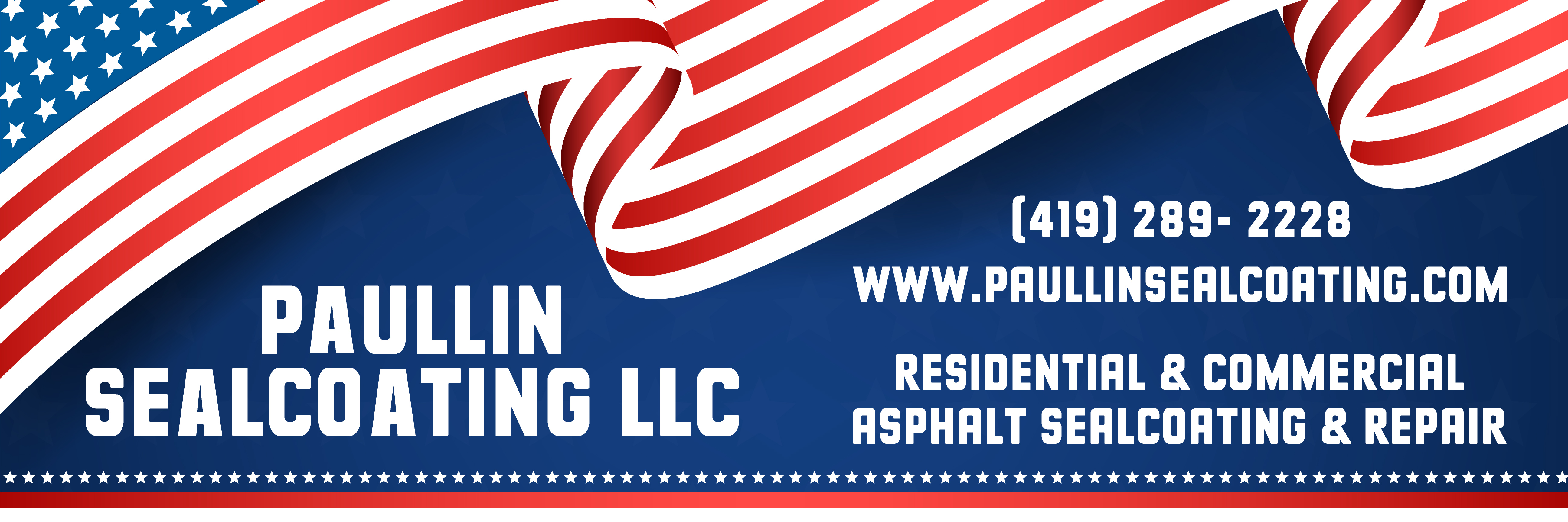 Cart Sponsor - Paullin SealCoating - Logo