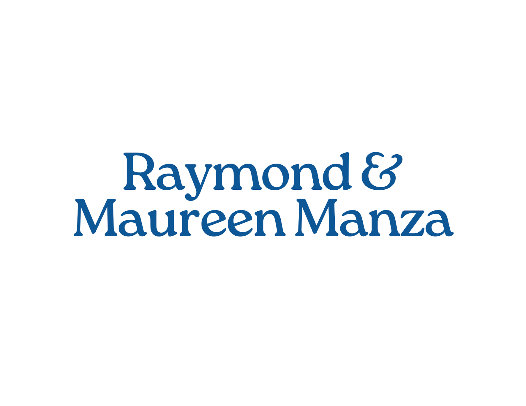 Cart Sponsor - Raymond & Maureen Manza - Logo
