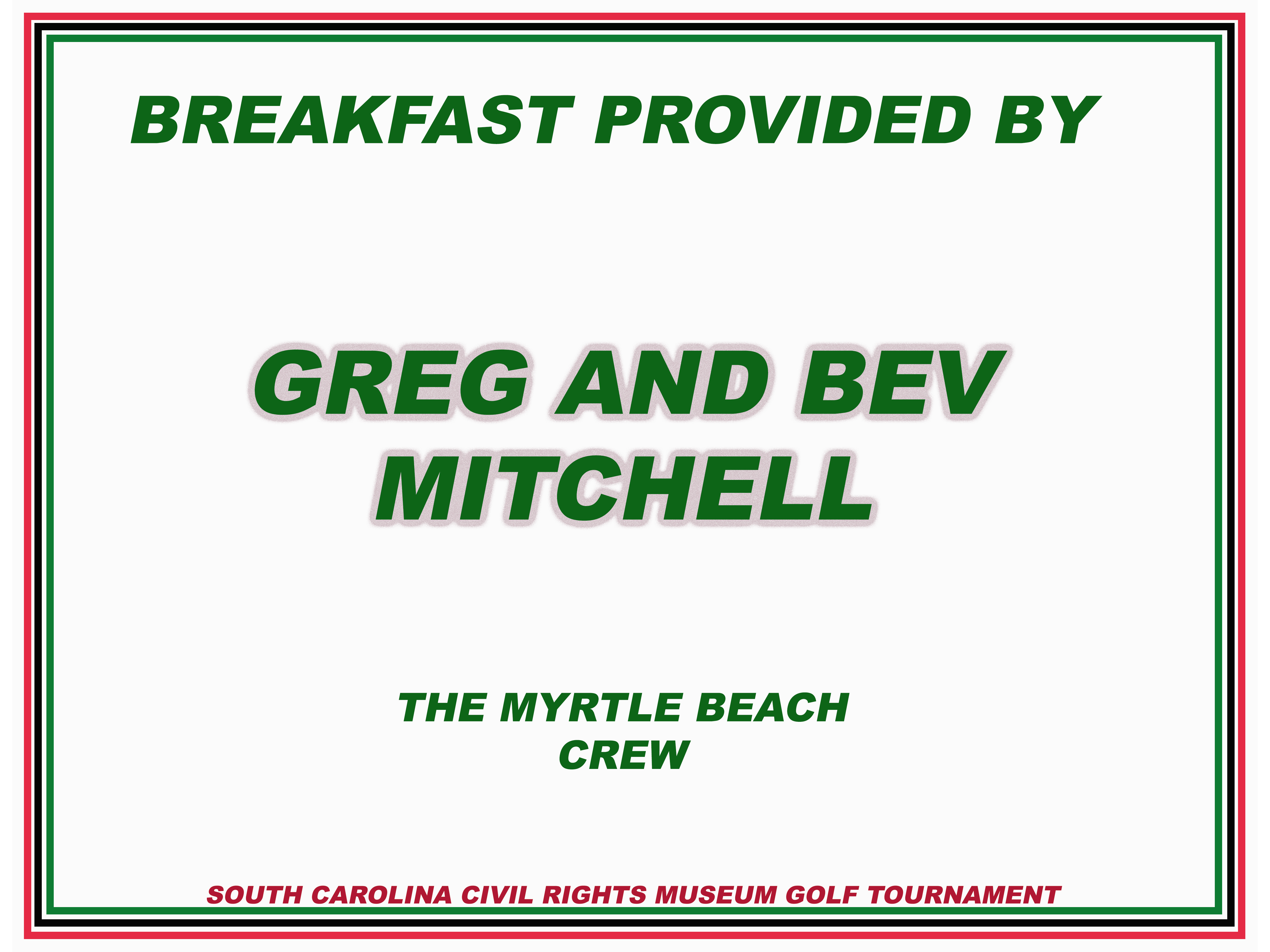 Greg & Bev Mitchell