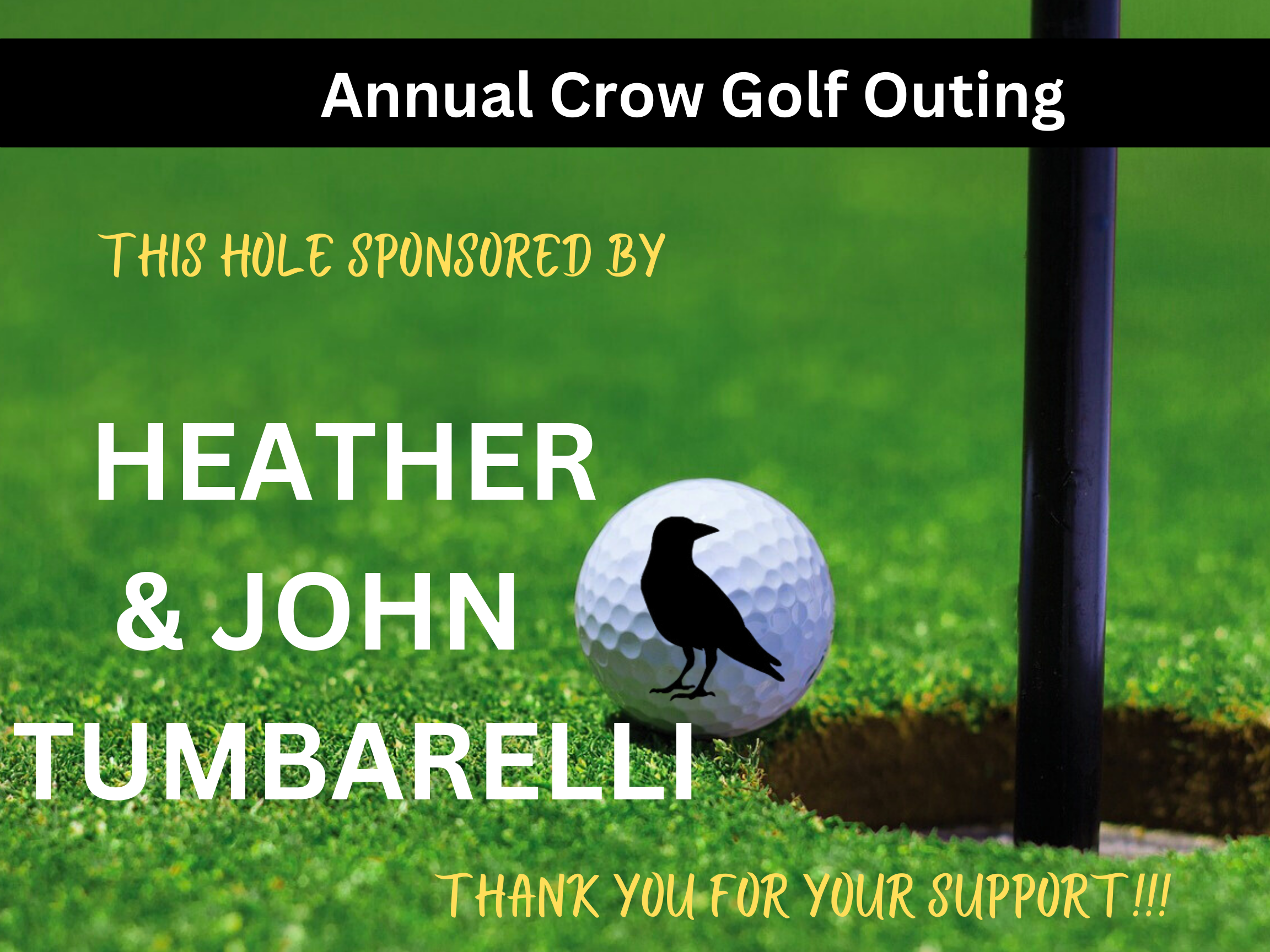Hole Sponsorship - Heather & John Tumbarelli - Logo
