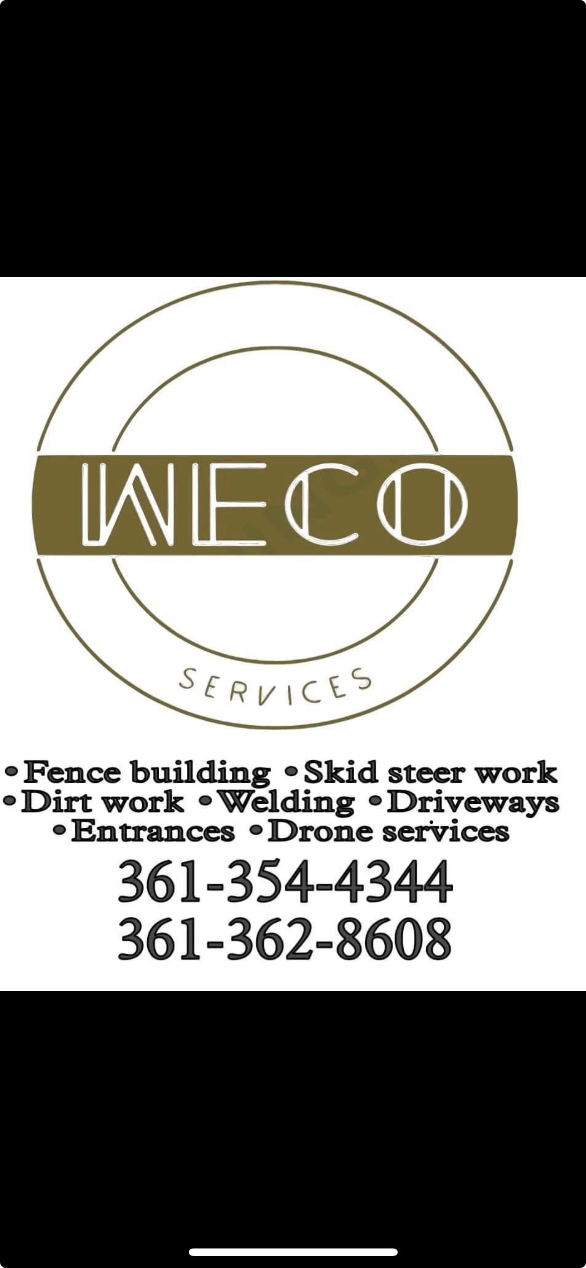 Hole Sponsor - WECO Services LLC.  - Logo