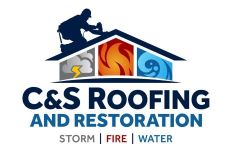 Golf Cart Sponsor - C&S Roofing - Logo