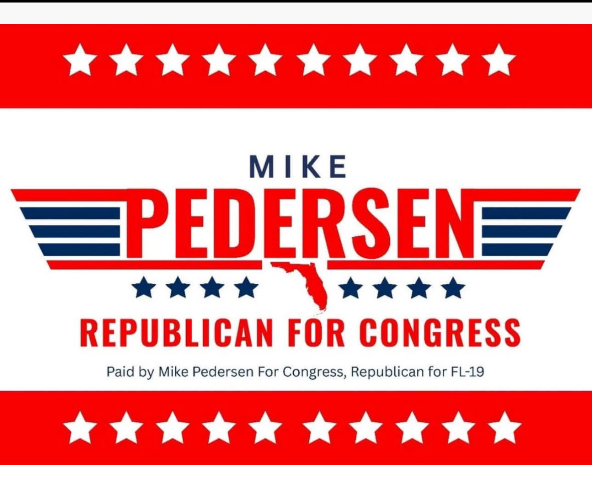 Hole Sponsor - Mike Pedersen for Congress - Logo