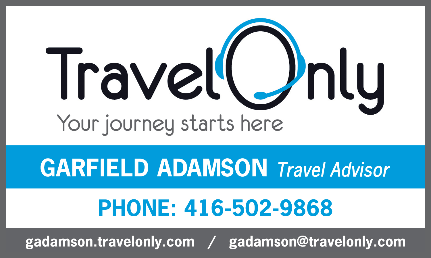 Garfield Adamson - Travel Only