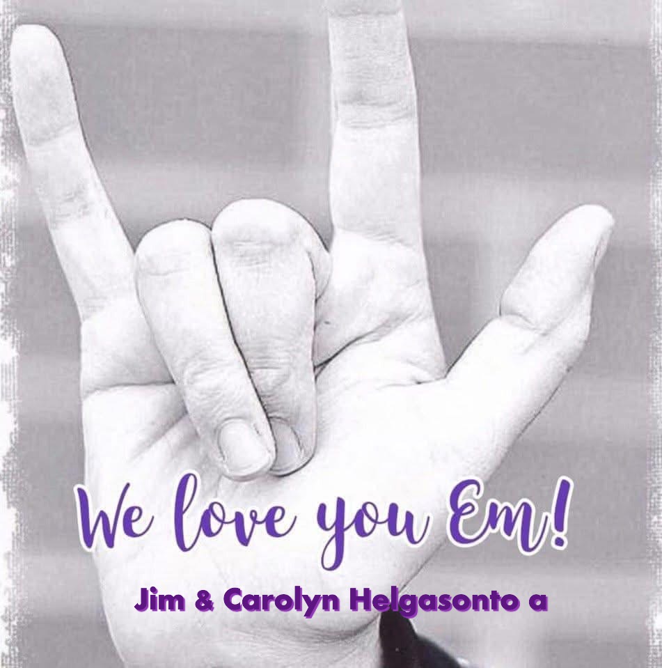 We love Coach Em  - Jim Helgason Family - Logo