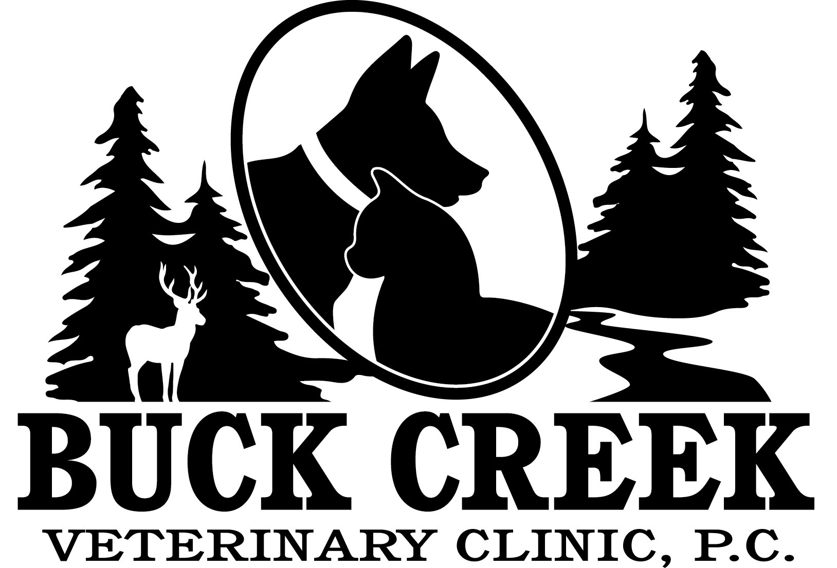 Hole Sponsor - Dr Abernathy Buck Creek Veterinary Clinic - Logo