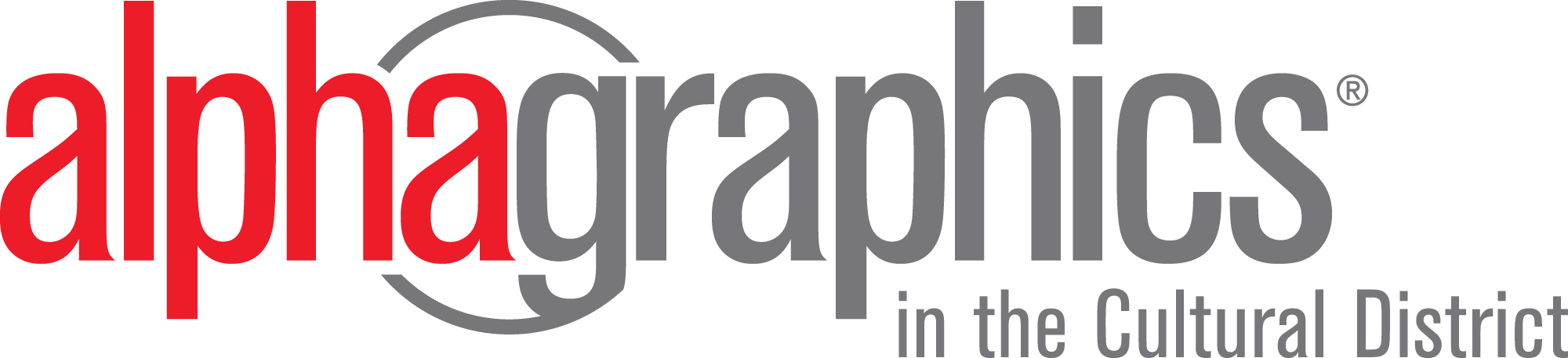 Foursome Team Sponsor - AlphaGraphics in the Cultural District - Logo