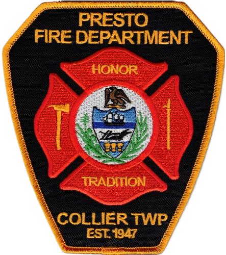 In-Kind/Product Donor Sponsor - Presto Fire Department - Logo