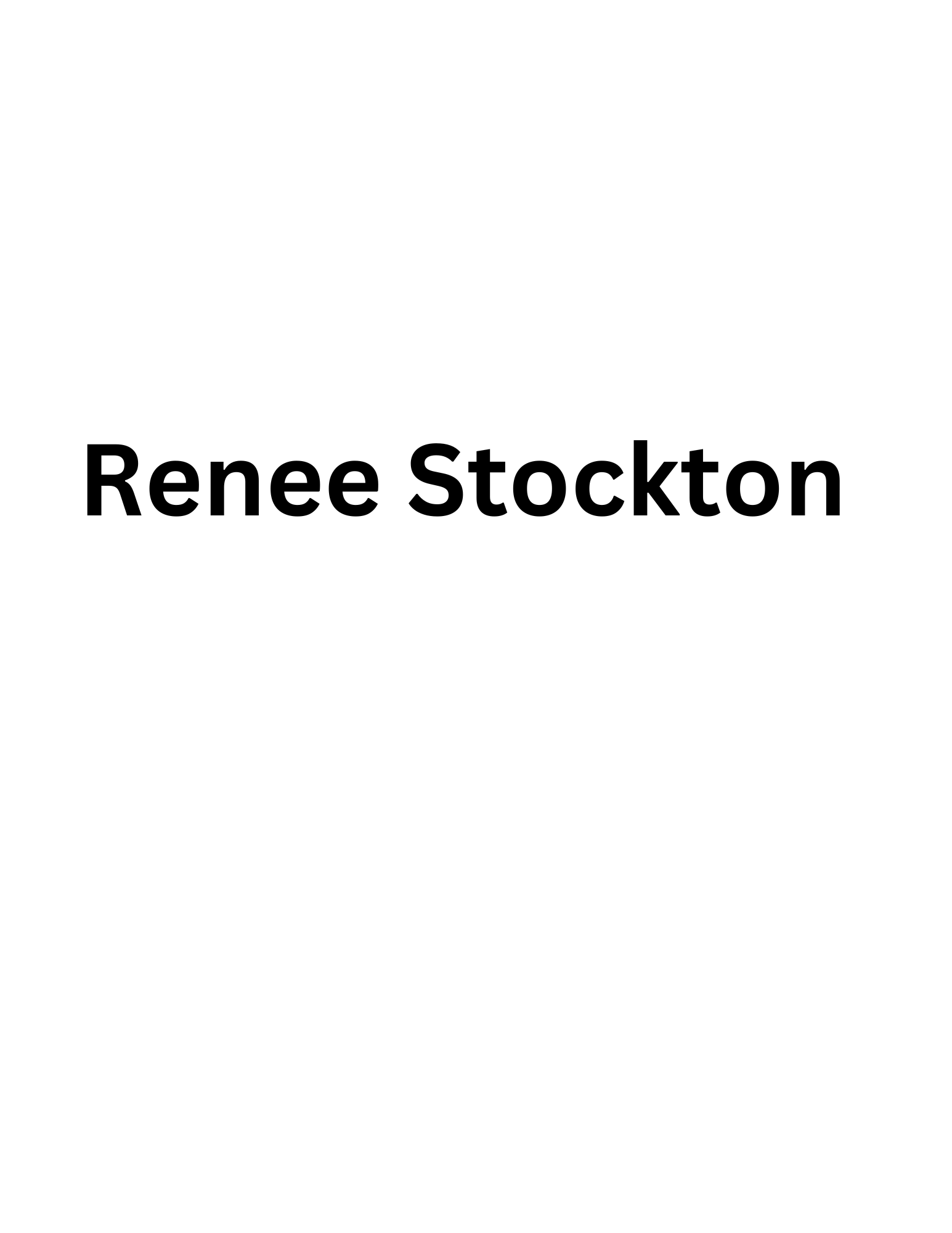 BRONZE LEVEL SPONSORS: - Renee Stockton - Logo