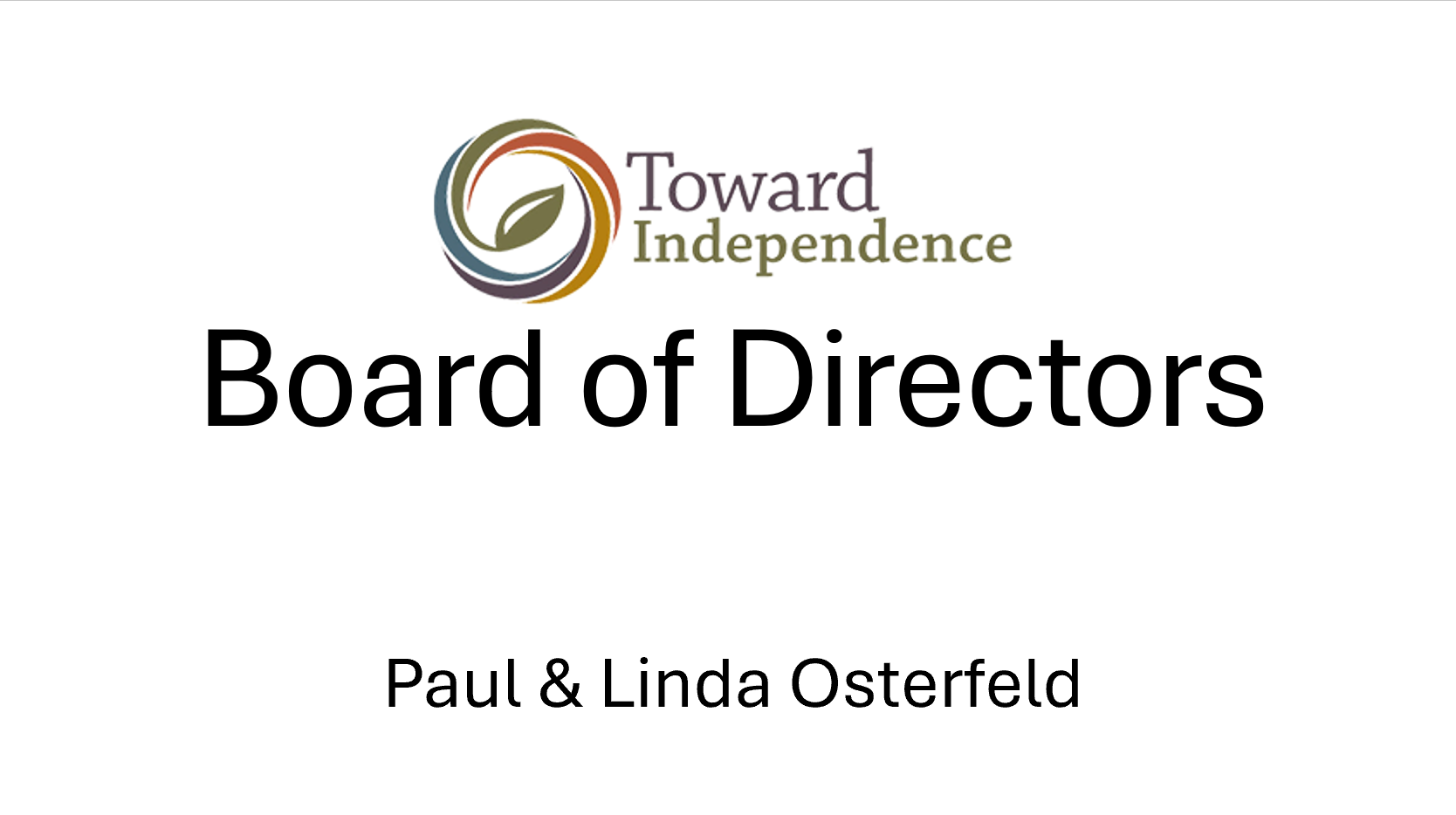 Hole Sponsor - Paul & Linda Osterfeld - Logo